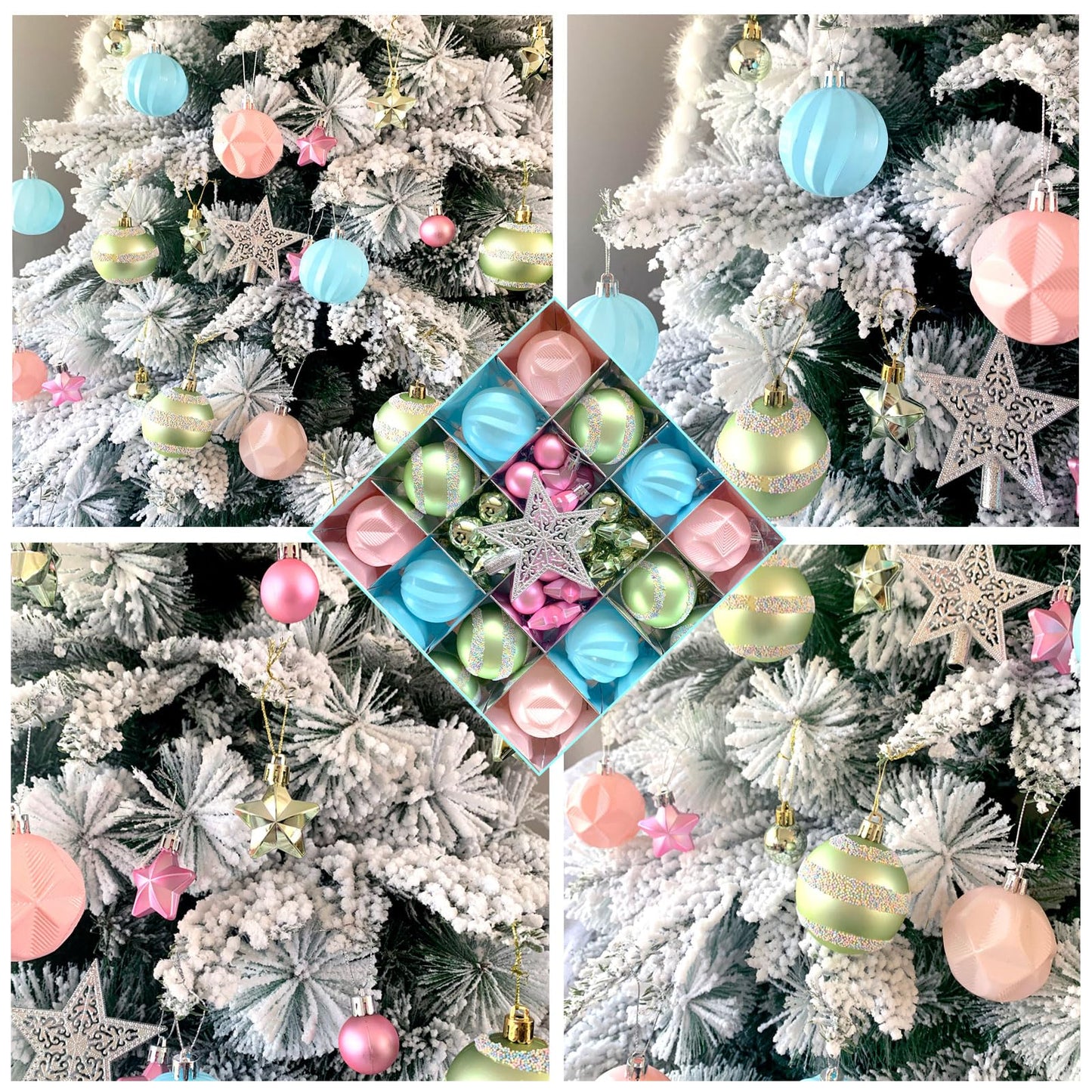 Shatterproof Christmas Baubles – Colourful Tree Ornaments for Festive Decor