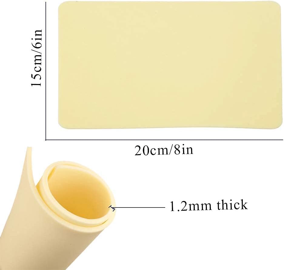 Tattoo Practice Skin + Transfer Paper Kit ‑ 20pc Realistic Synthetic Sheets Set