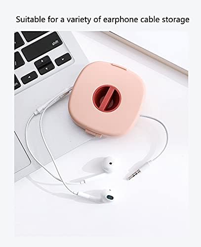DOSYEN XTKC Acrylic Earphone & USB Cable Storage Box – Clear Desk Organisation