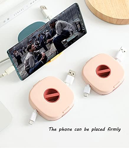 DOSYEN XTKC Acrylic Earphone & USB Cable Storage Box – Clear Desk Organisation