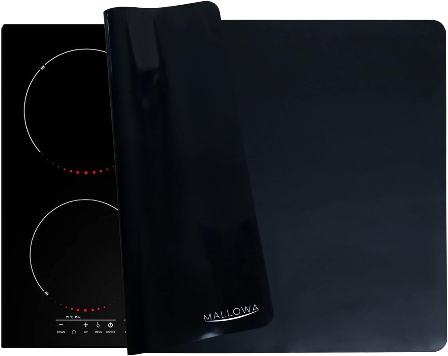 Mallowa 70×50 cm Thick Silicone Hob Cover – Heat-Resistant, Non-Slip Cooktop Protector