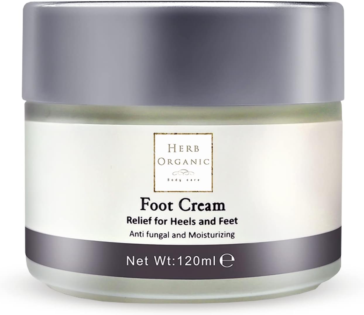 HerbOrganic Foot Cream – Cracked Heel Repair & Moisturiser 120 ml – Tea Tree & Shea