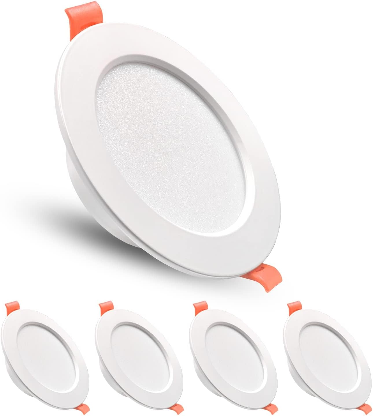 Sweier 5× 3000 K LED Ultra Slim Recessed Downlights 5W 480lm – Pack for Home