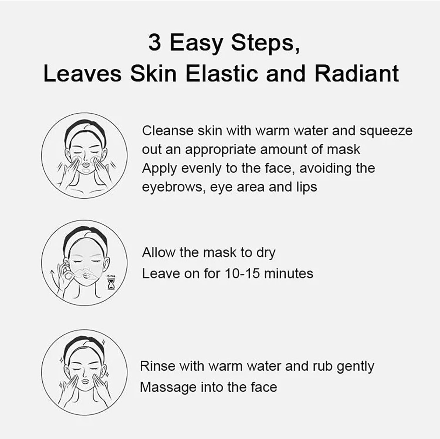 Collagen Glow Mask Duo – Hydrating Gel Mask Tightens Pores & Boosts Radiance