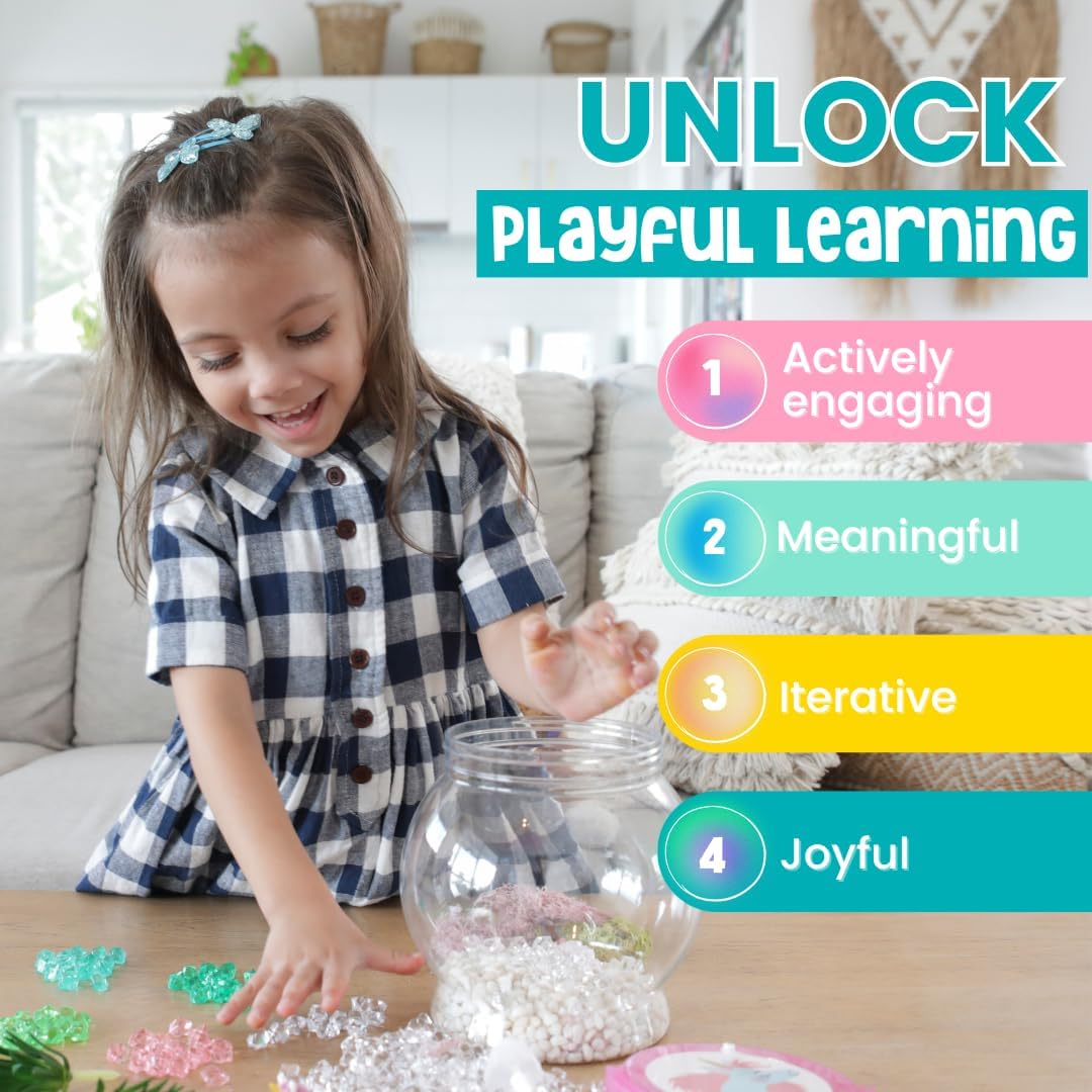 Light-Up Unicorn Terrarium Kit for Kids – DIY Unicorn Night Light, Creative Gift