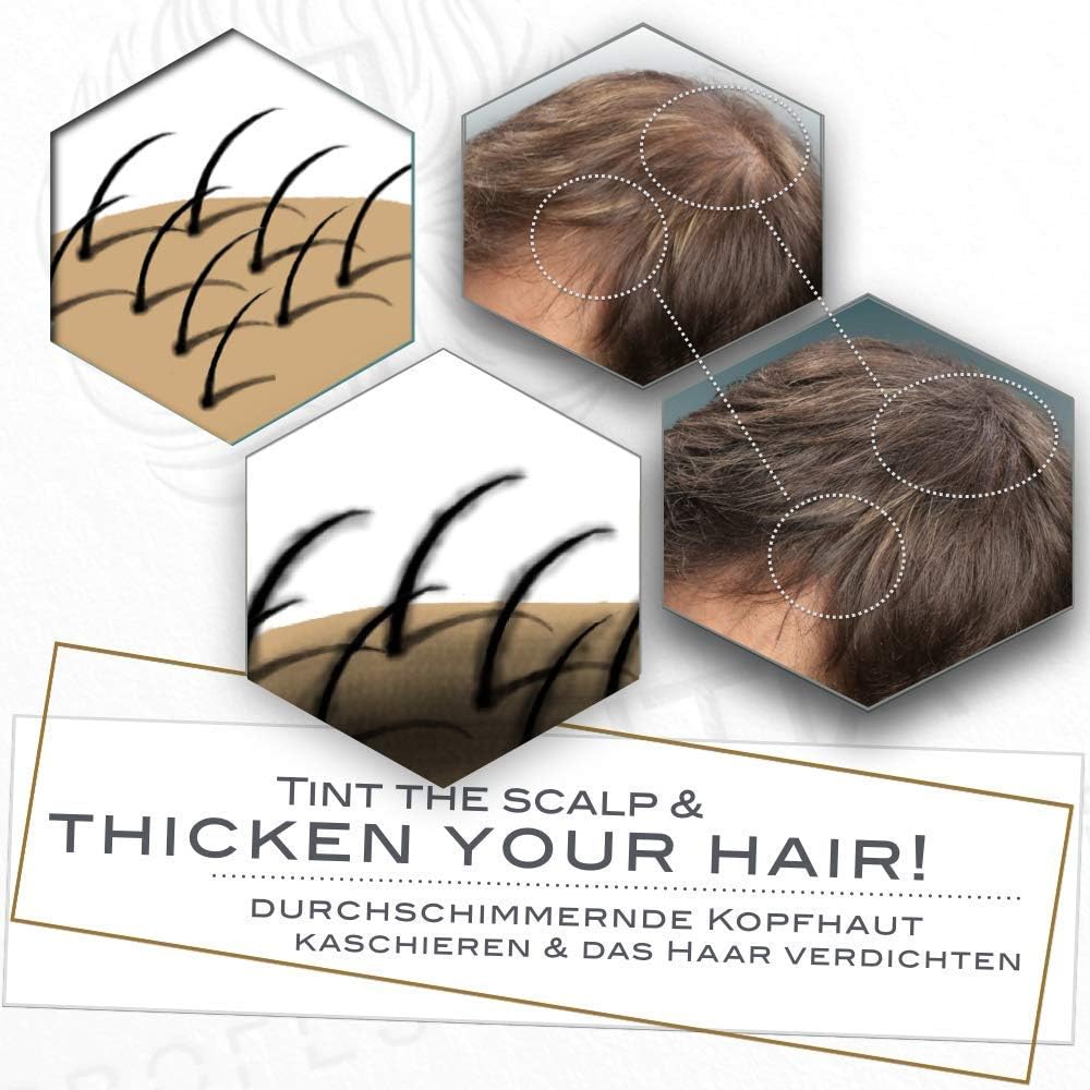 Fidentia Hair Shader Root Touch‑Up Concealer – Instant Grey Root Coverage Powder