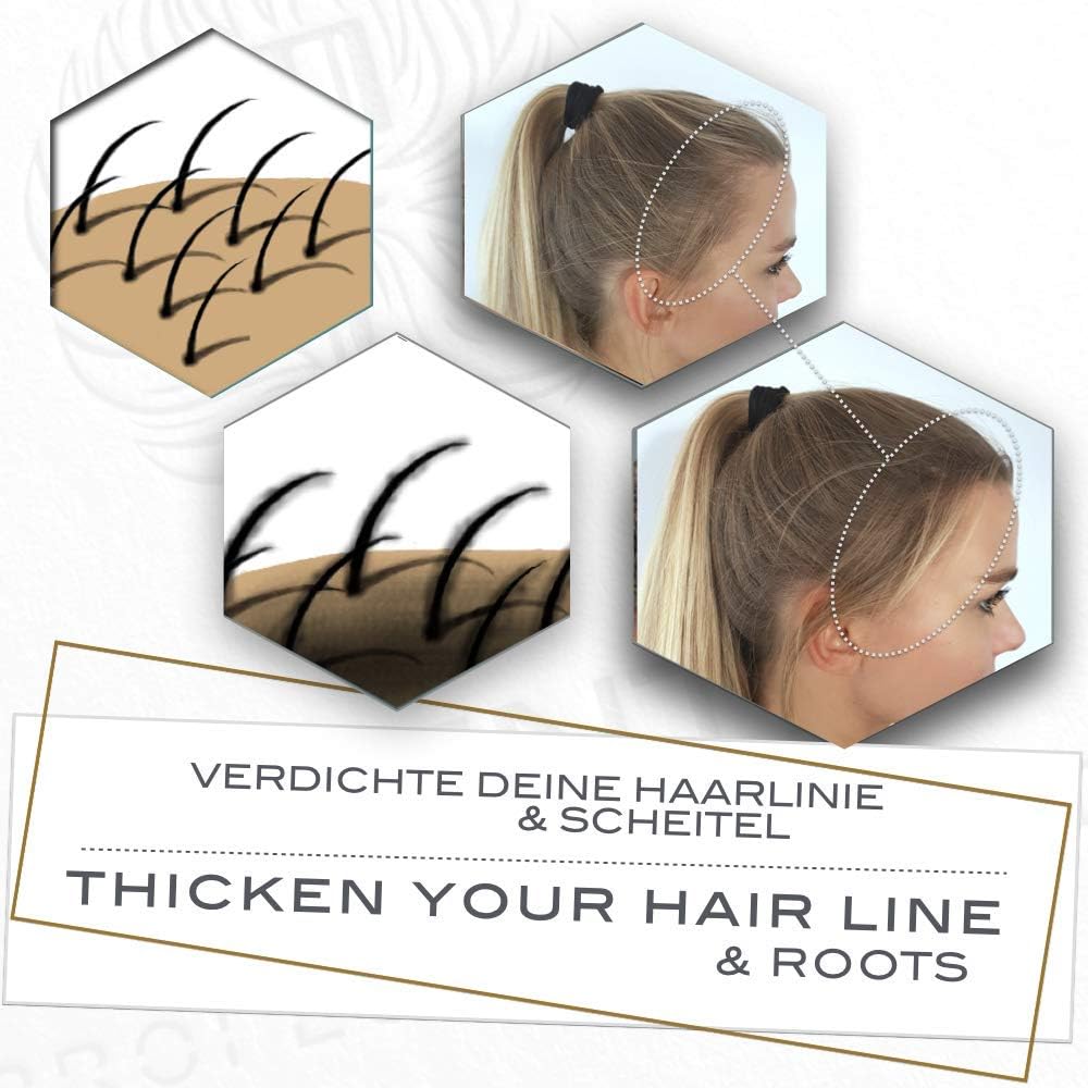 Fidentia Hair Shader Root Touch‑Up Concealer – Instant Grey Root Coverage Powder