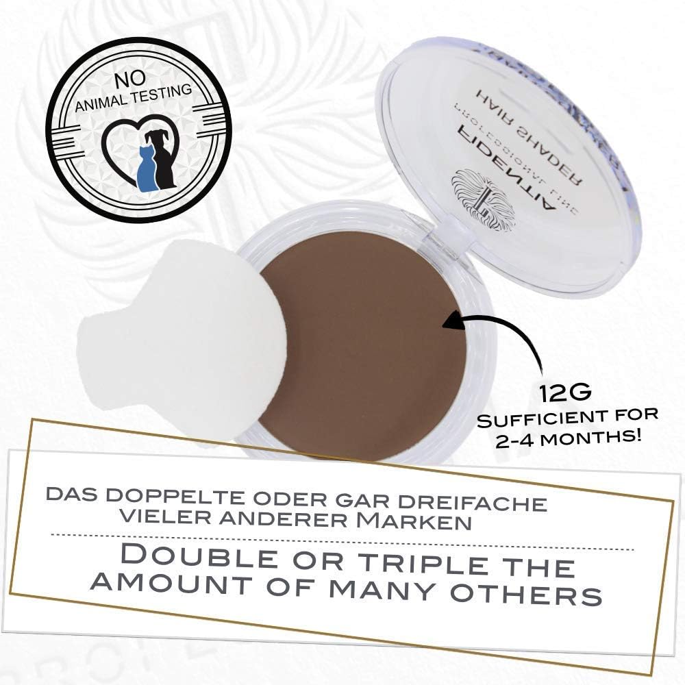 Fidentia Hair Shader Root Touch‑Up Concealer – Instant Grey Root Coverage Powder