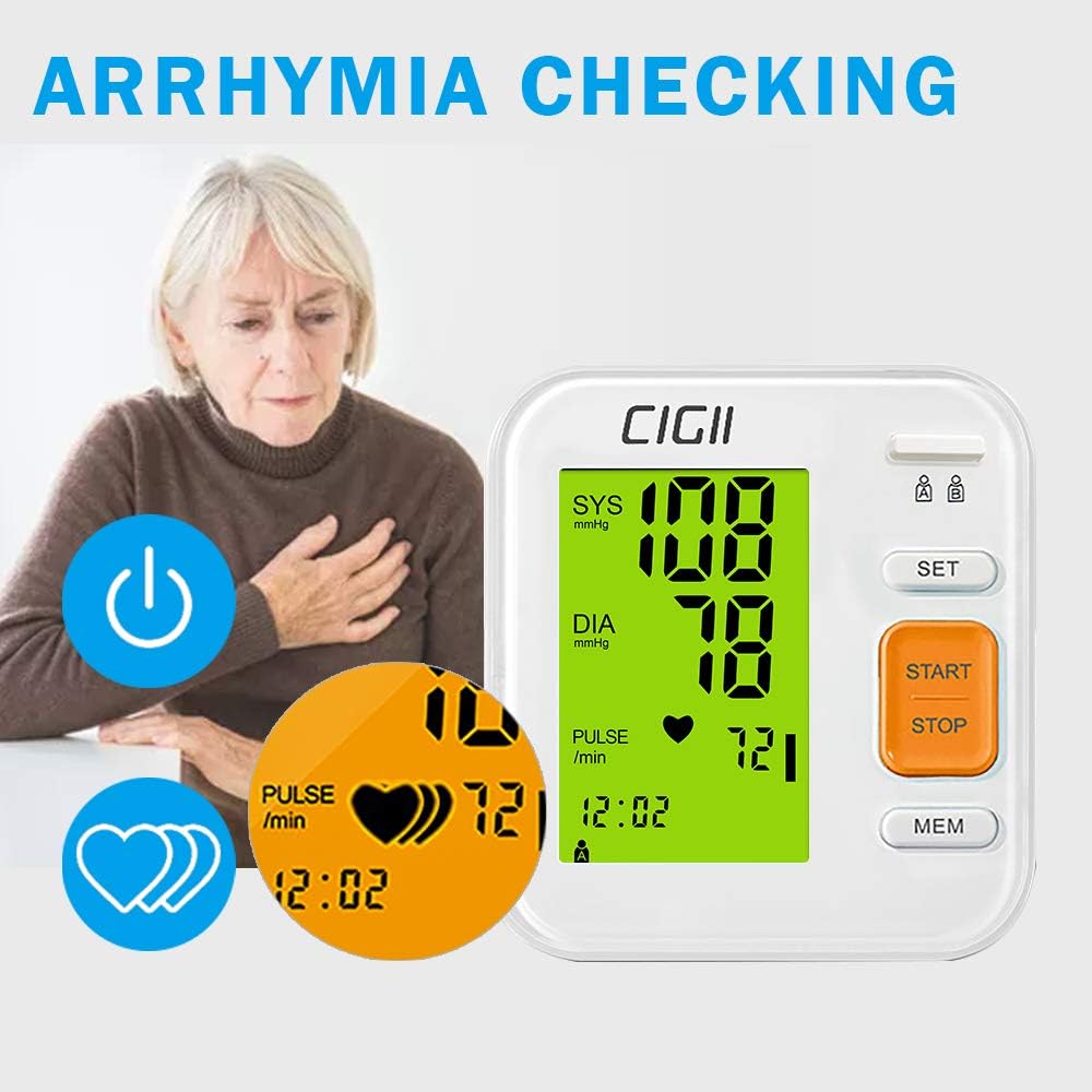 Wellue B02 Upper Arm Digital Blood Pressure Monitor – Dual User