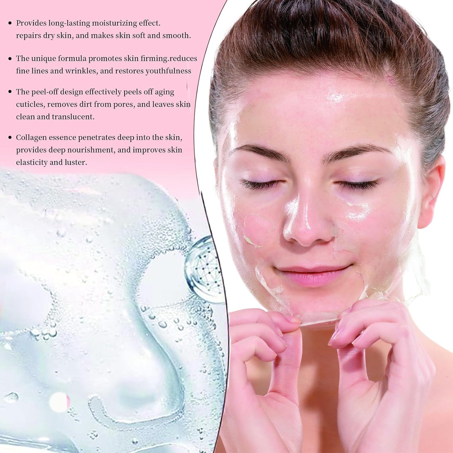 Collagen Overnight Wrapping Peel-Off Facial Mask – Deep Hydration & Radiance