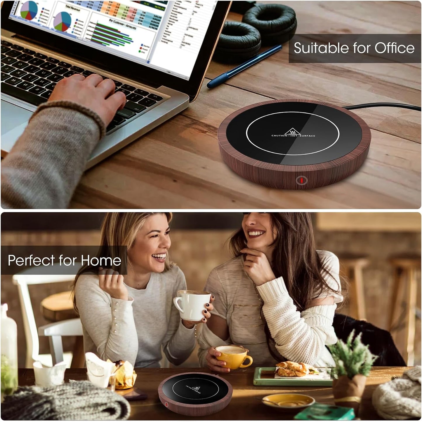 Electric Mug Warmer Coffee Cup Heater Desk Temperature Control USB MW401