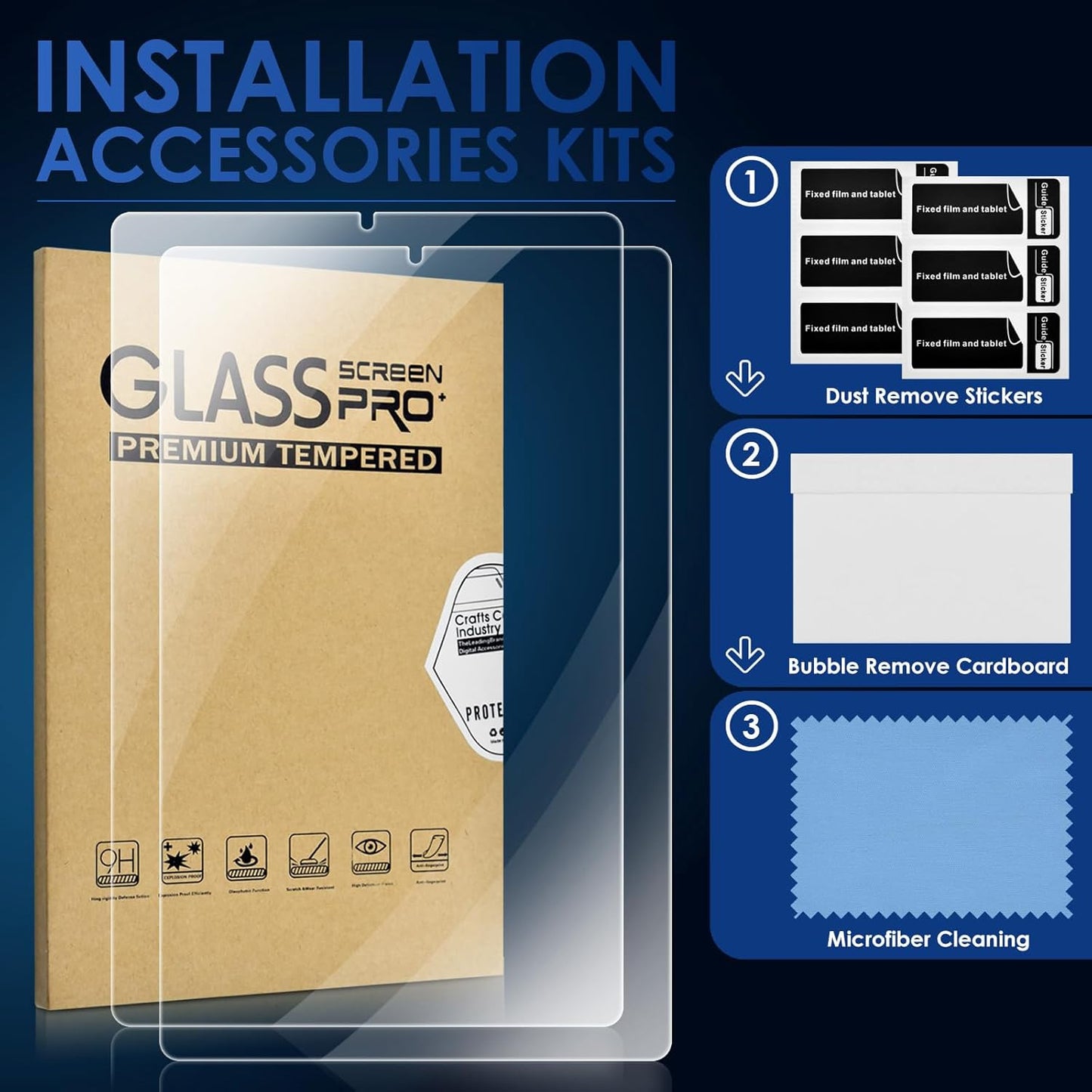KATUMO 2-Pack Tempered Glass Screen Protector for Lenovo Tab M8