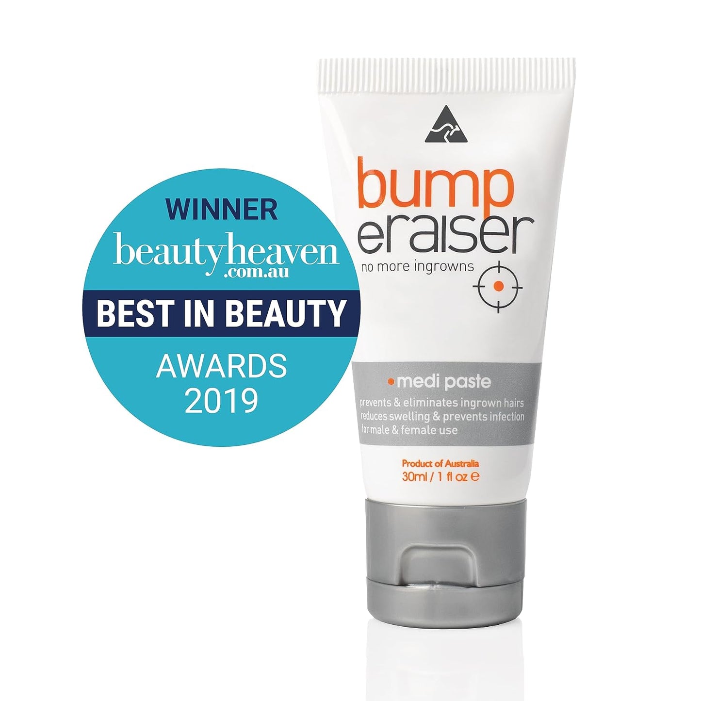 “Bump eRaiser Medi Paste 30 ml – Ingrown Hair & Razor Bump Treatment”