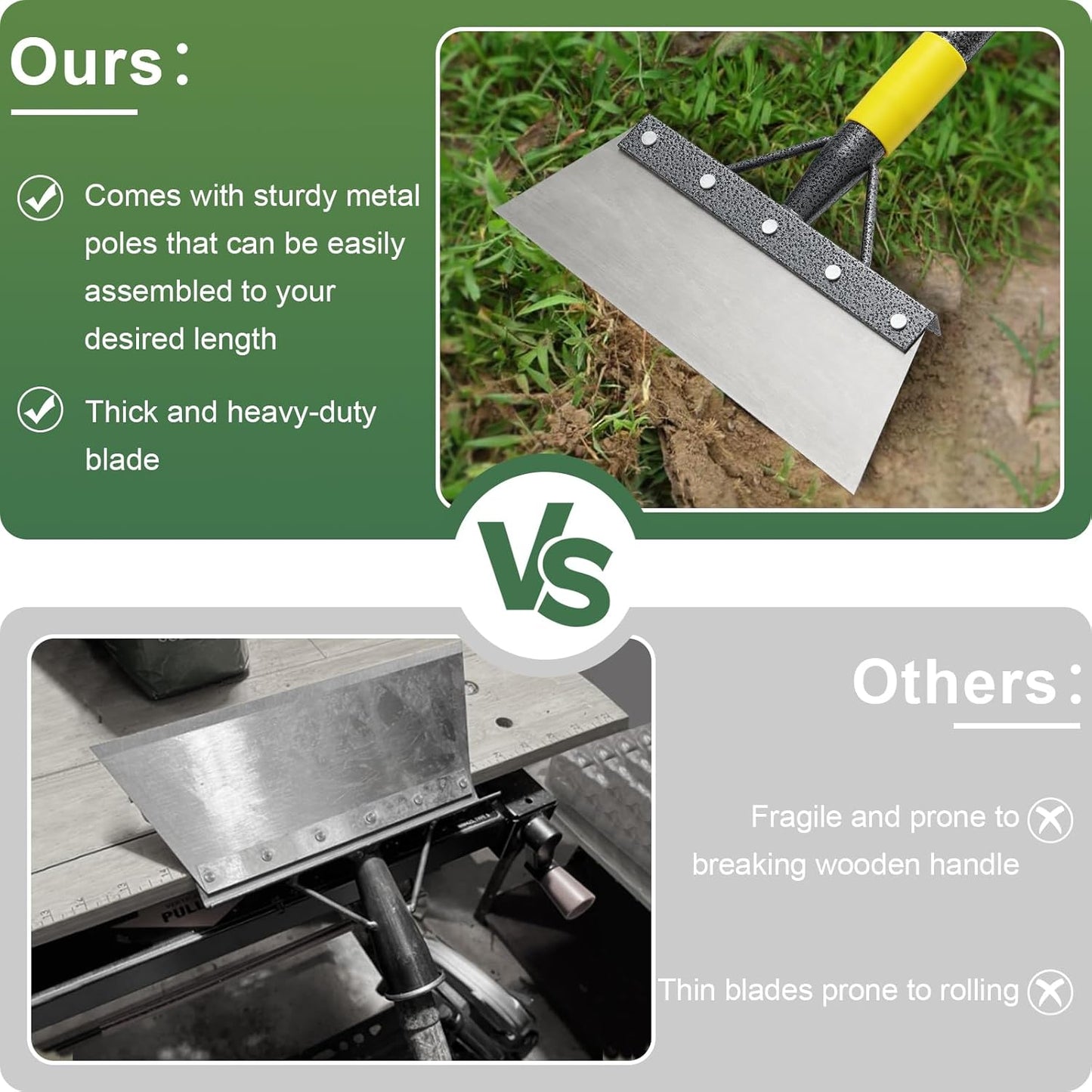 Adjustable Garden Shovel / Scraper – Multifunction Tool 199 cm