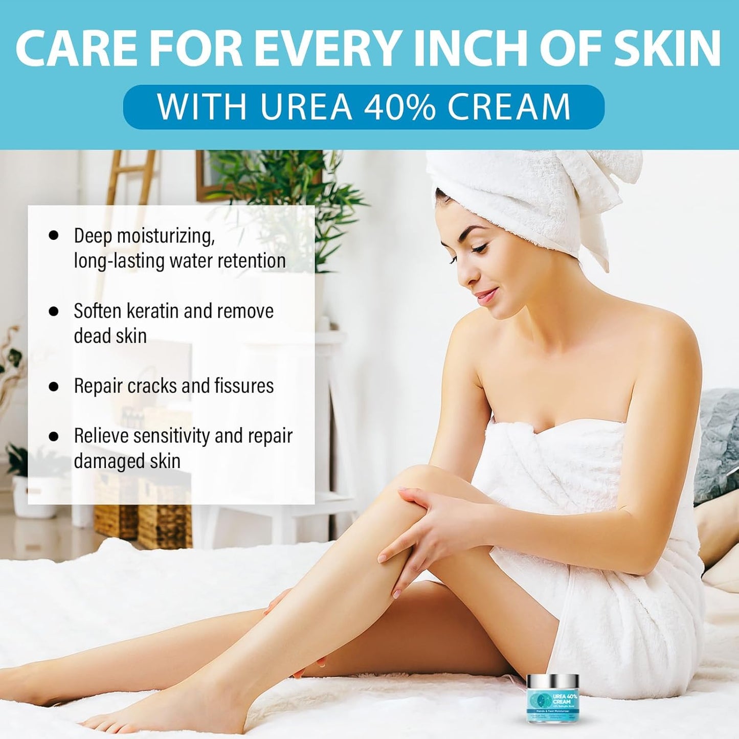40% Urea Cream with Hyaluronic Acid & Aloe Vera – Deep Moisture for Dry Ski