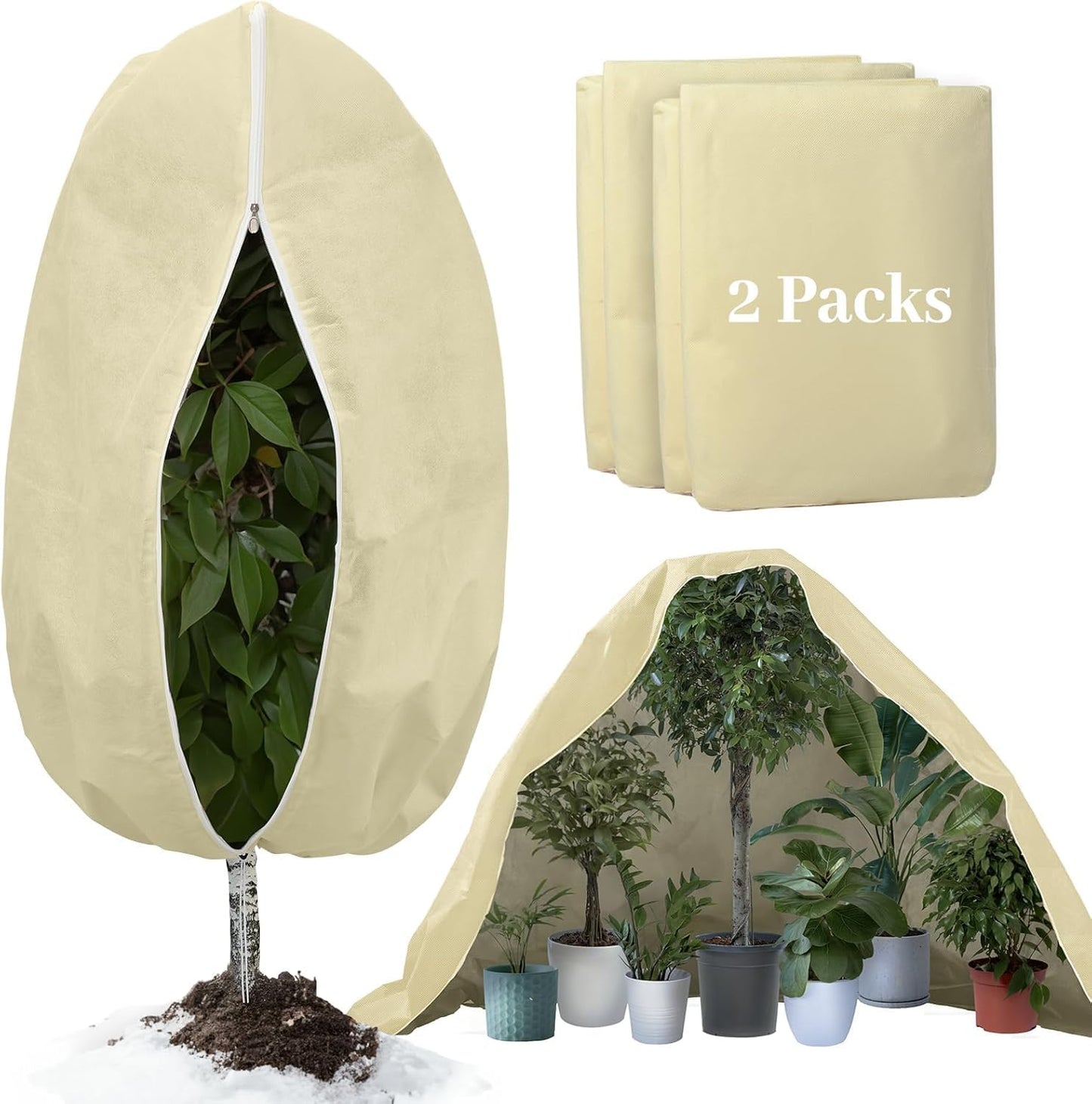 Hydrogarden Garden Fleece Bags 2 Pack 240x200cm Frost Protection Cover