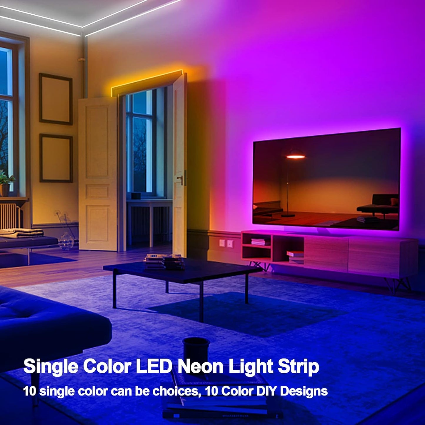 GAABUTEMA 5 m LED Neon Rope Light – Even, Flexible Ambient Glow