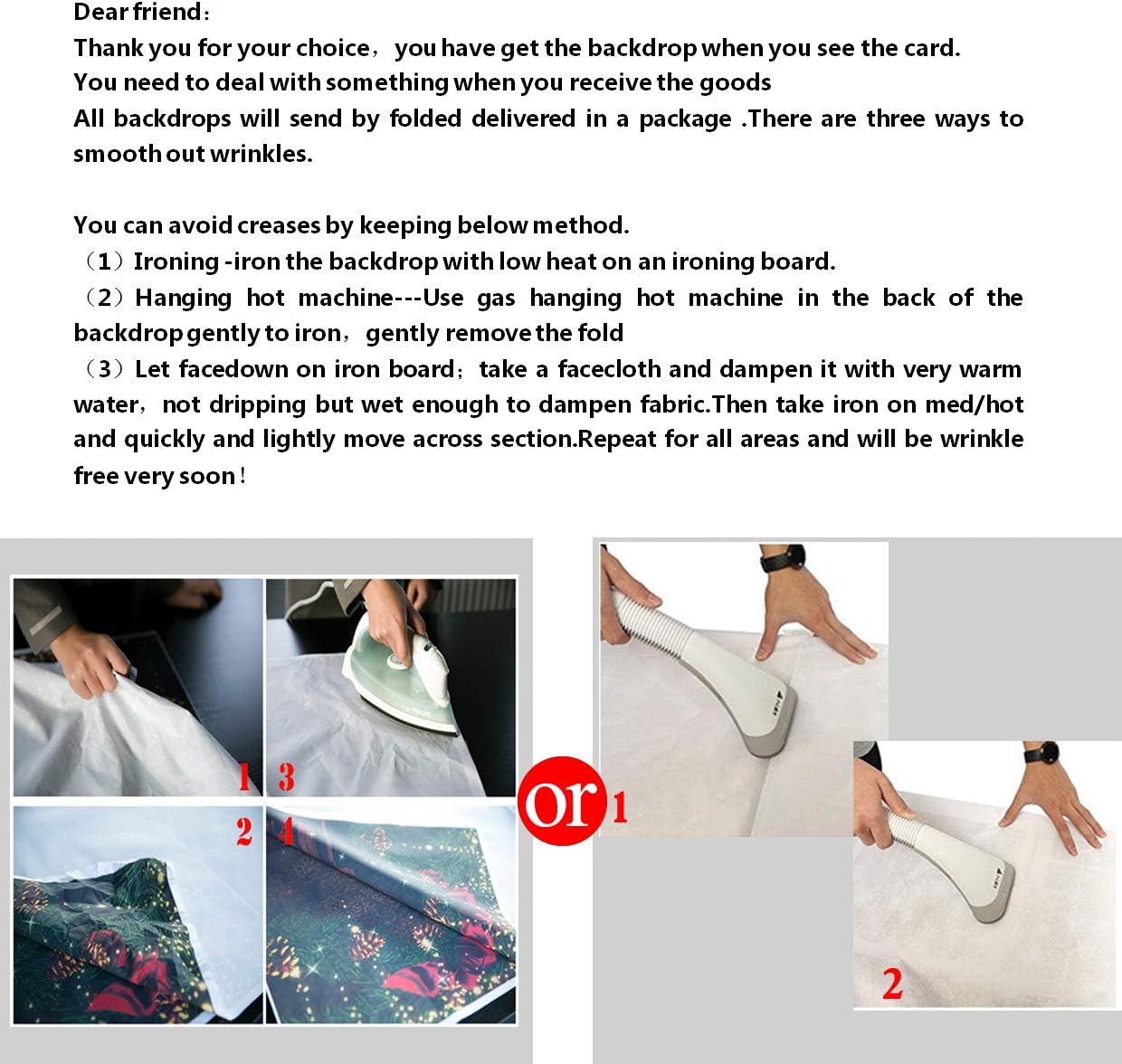 8×6ft Winter Wonderland Snow & Ice Backdrop ‑ Photography Studio / Christmas Scene