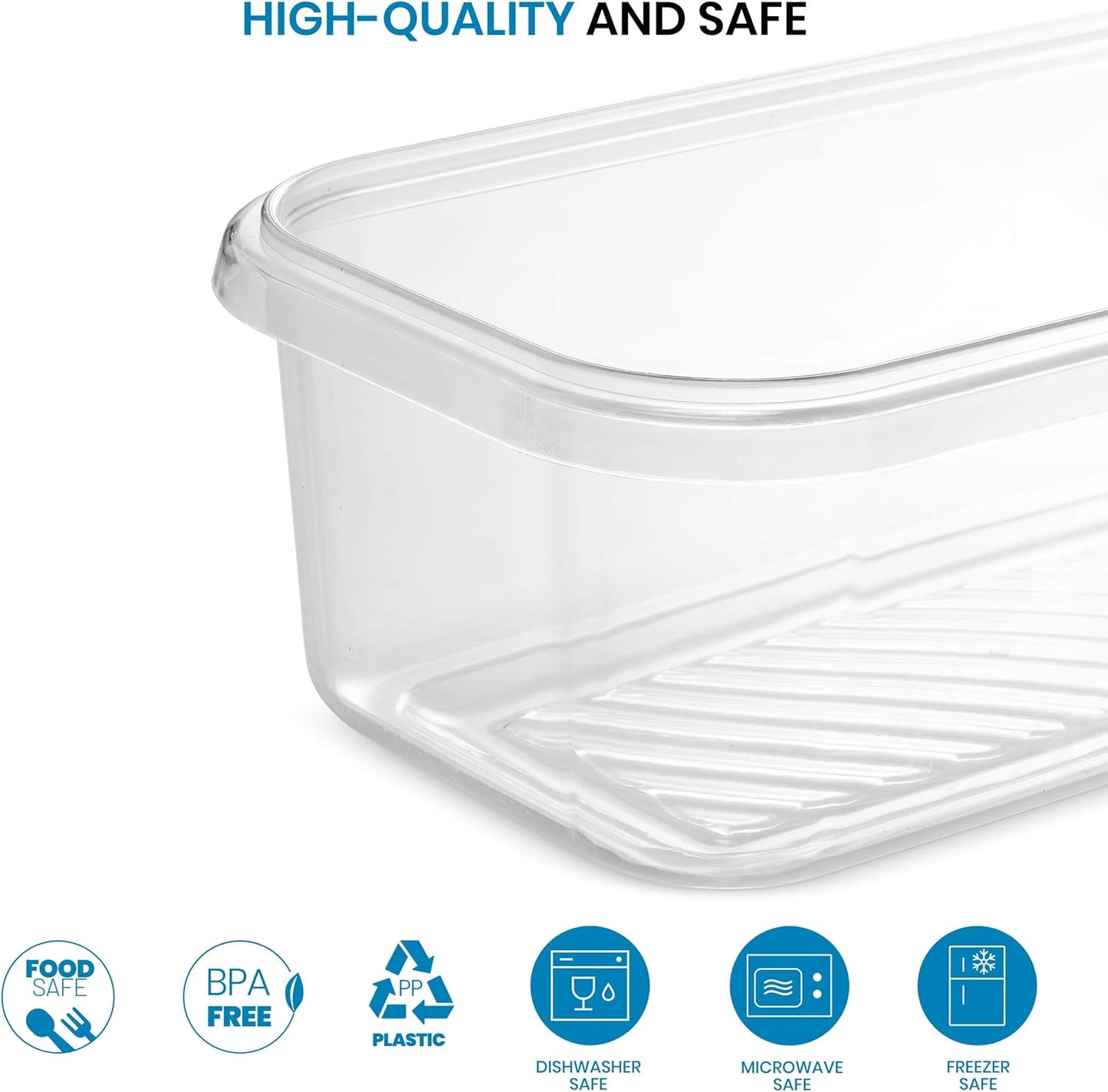 FineDine 40‑Piece Airtight Food Storage Containers Set | Leakproof BPA‑Free