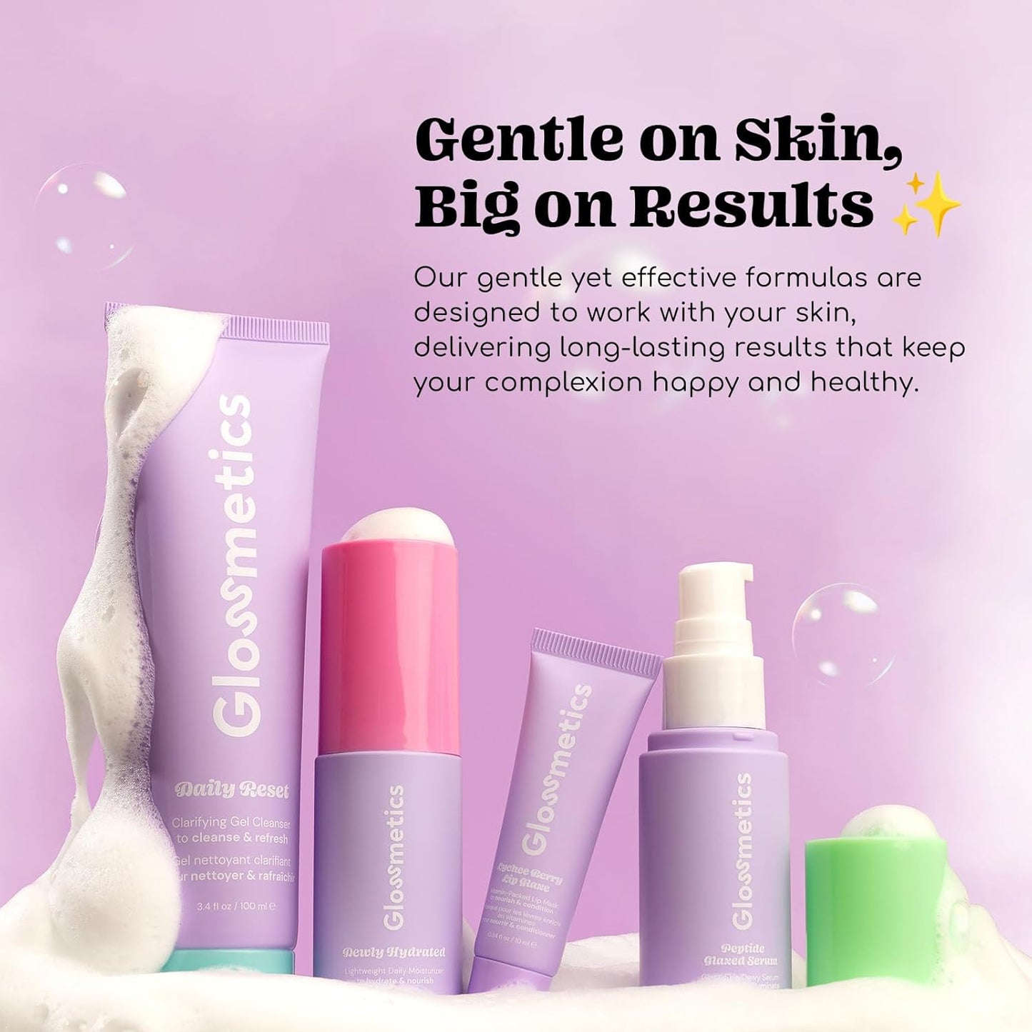 Glossmetics Glossy & Glazed Overnight Lip Mask – Hydrating Fruit Butter Gloss