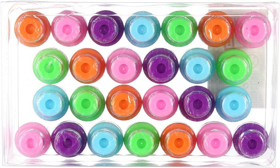 LUCKYBIRD 26 Self‑Inking Toy Heart Stamps – Colourful, Mess‑Free, Kids Craft Fun