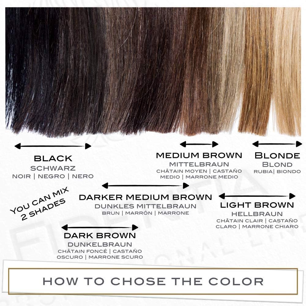 Fidentia Hair Shader Root Touch‑Up Concealer – Instant Grey Root Coverage Powder