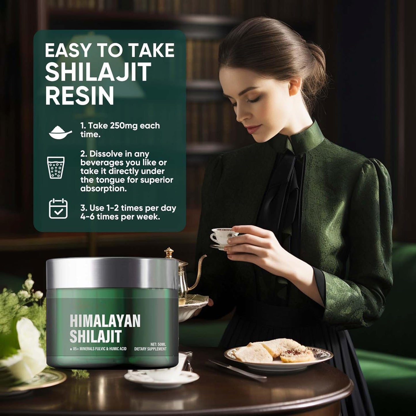 Pure Himalayan Shilajit Resin – 85+ Trace Minerals & Fulvic Acid, Organic – UK