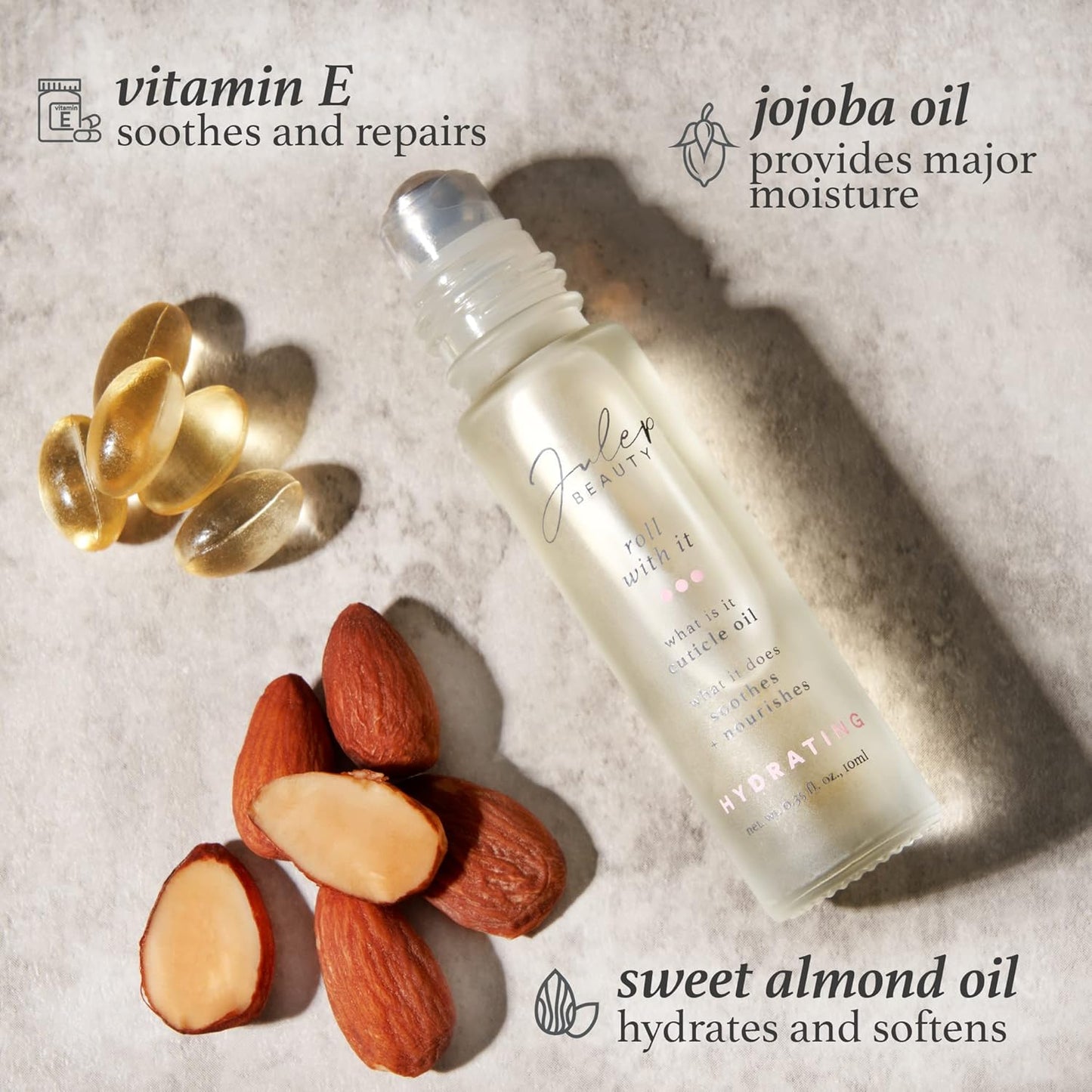 Julep Essential Cuticle Oil Treatment – Hydrating Vitamin E Cuticle Oil, Rollerball