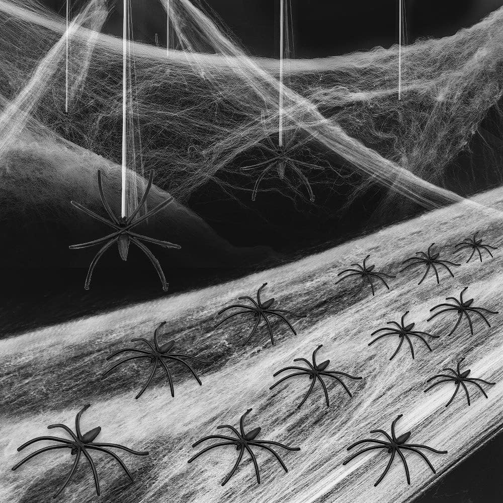 Stretchy Spider Web Halloween Decoration 800 sq ft | Realistic Cobweb Décor