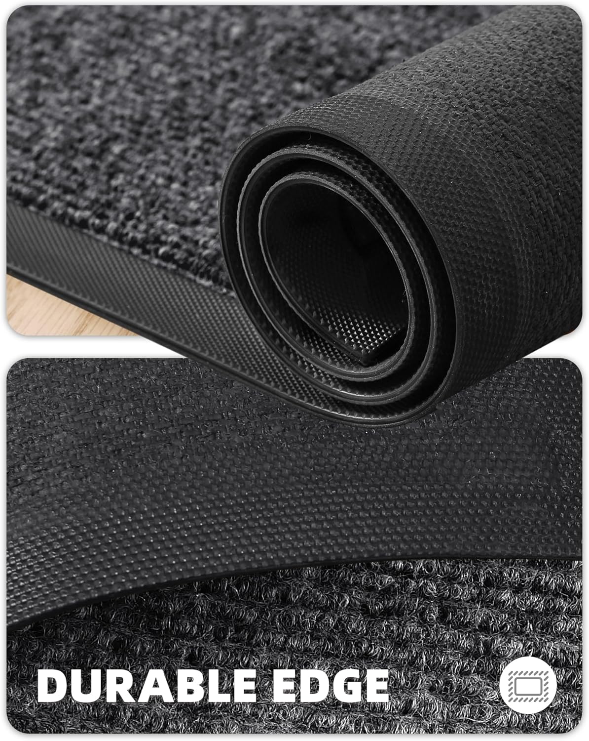 Colour & Geometry "HOME" Heavy Duty Outdoor Door Mat – 45×75 cm, Non‑Slip, Waterproof