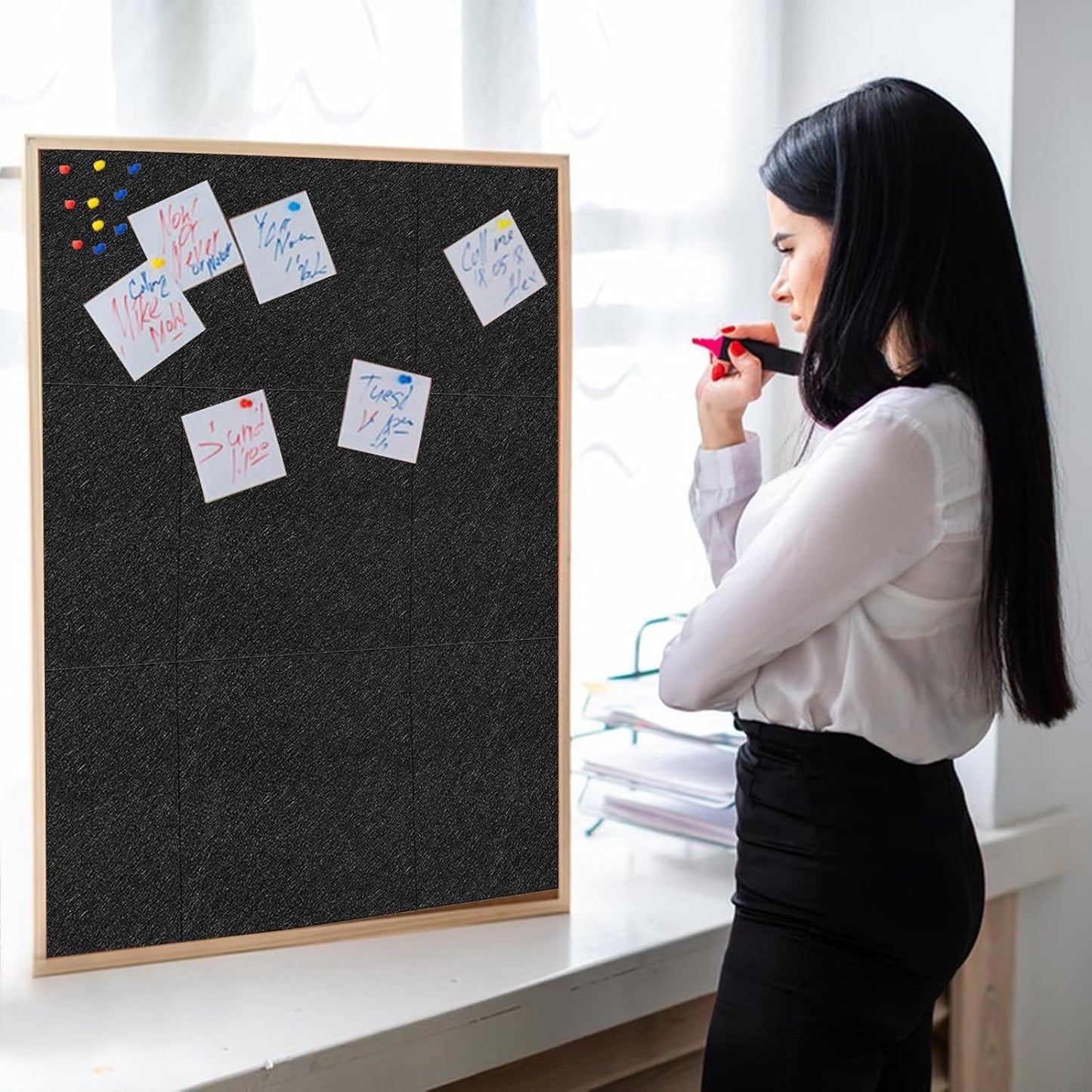 4-Piece Dart Board Wall Protector Felt Set