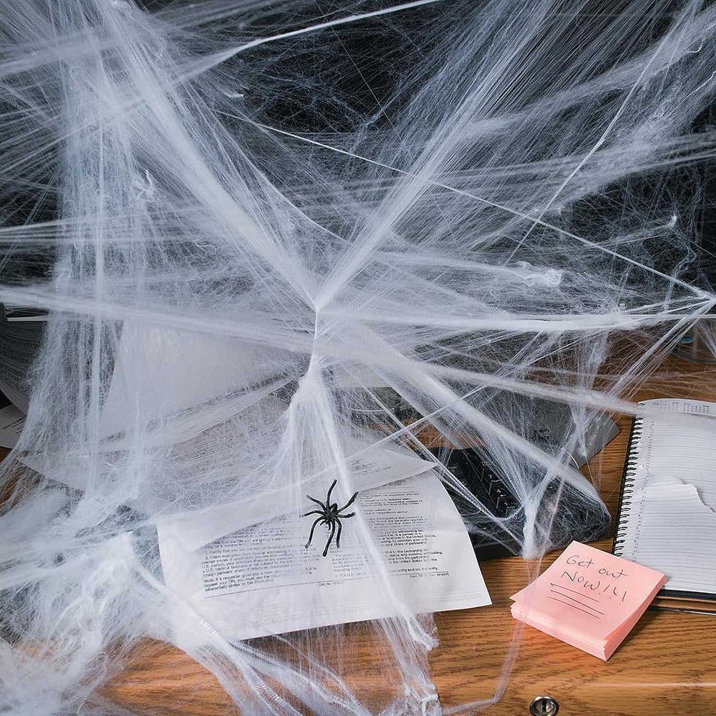 Stretchy Spider Web Halloween Decoration 800 sq ft | Realistic Cobweb Décor