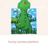 TranquilBeauty Alligator Kids Beach Cover Up Swimming Towel - Poncho Hooded Swim Towels