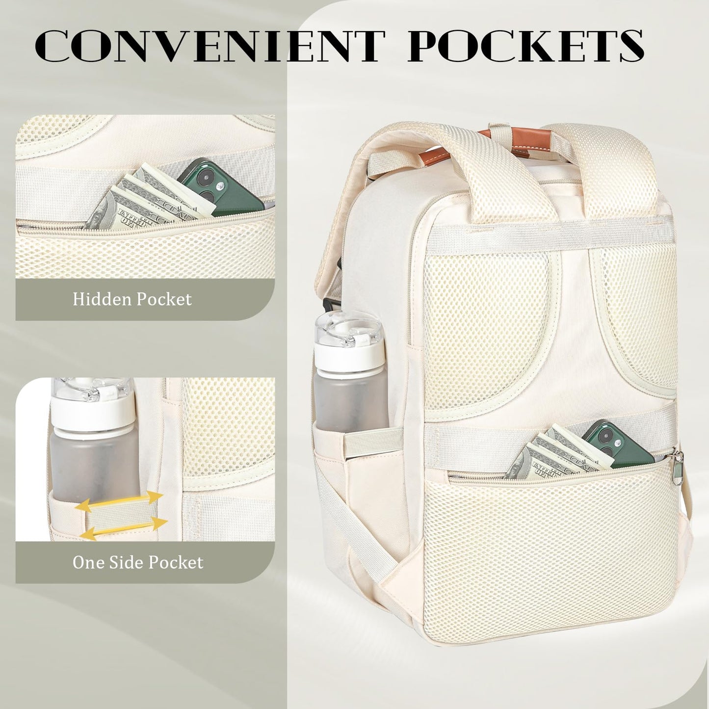Ryanair 40×20×25cm Underseat Cabin Backpack With Laptop Compartment – Compact Travel Bag