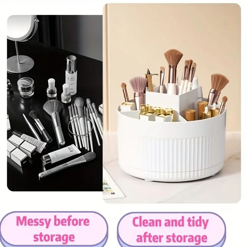 Rotating Desk Organiser 360 Pen Holder Makeup Brush Storage Large
