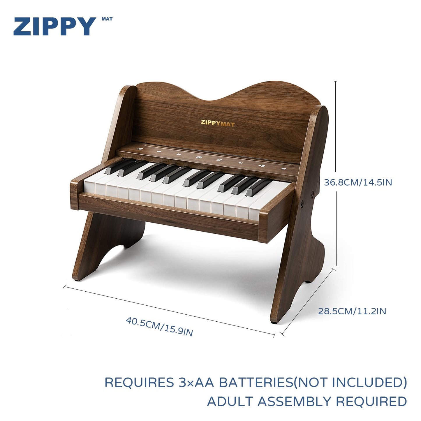 Kids Piano Keyboard 25 Keys Touch Sensitive Volume Adjustable - B0CZ1RDRPH