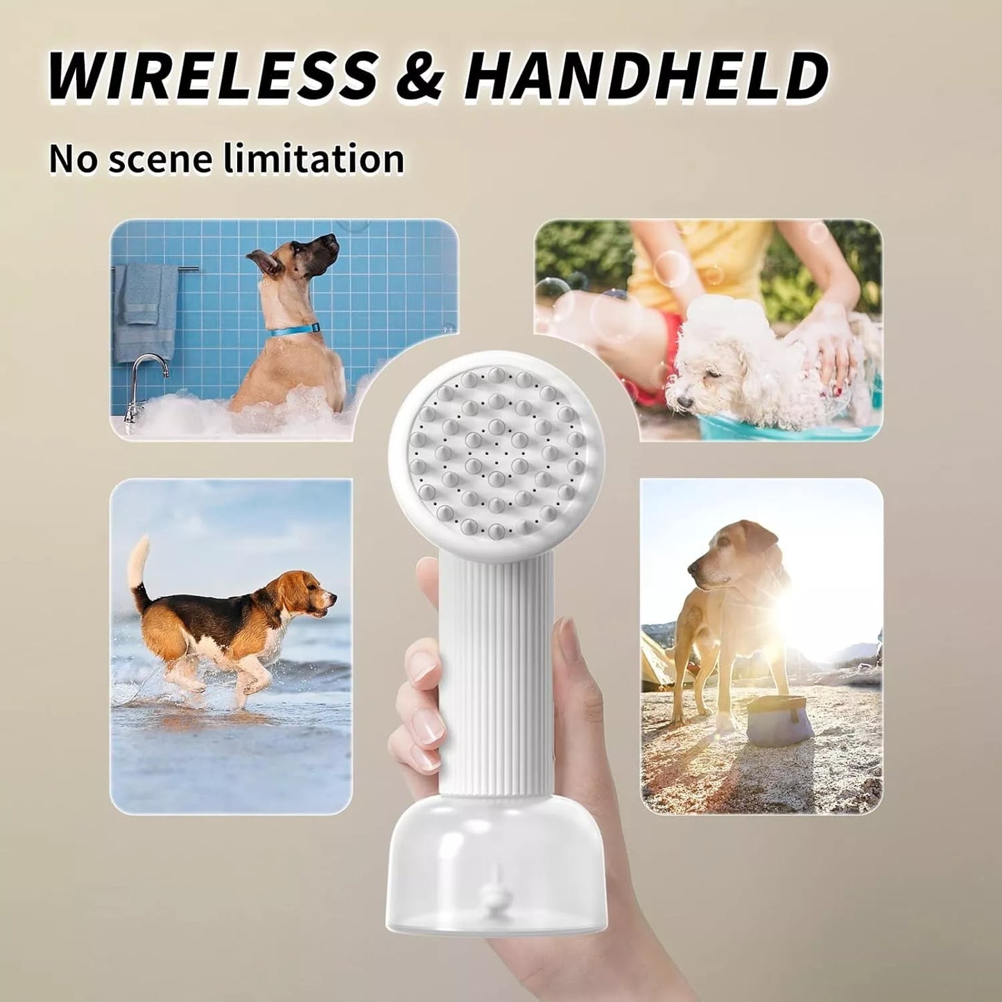 Automatic Dog Bath Brush