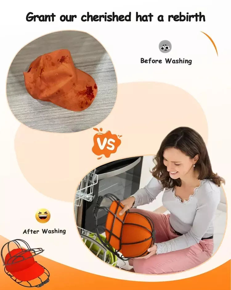 Hat Washer for Baseball Cap Hat Washing Cage Ball Cap Holder 2pk cleaners