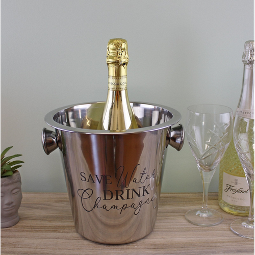 Stainless Steel Champagne Bucket With Handles