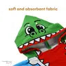 TranquilBeauty Alligator Kids Beach Cover Up Swimming Towel - Poncho Hooded Swim Towels