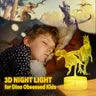 PARIGO Dinosaur Night Light for Kids 7 Colours with Remote