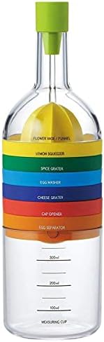 Essential 8-in-1 Kitchen Tool Bottle Multi-Use Gadget Funnel Grater Opener