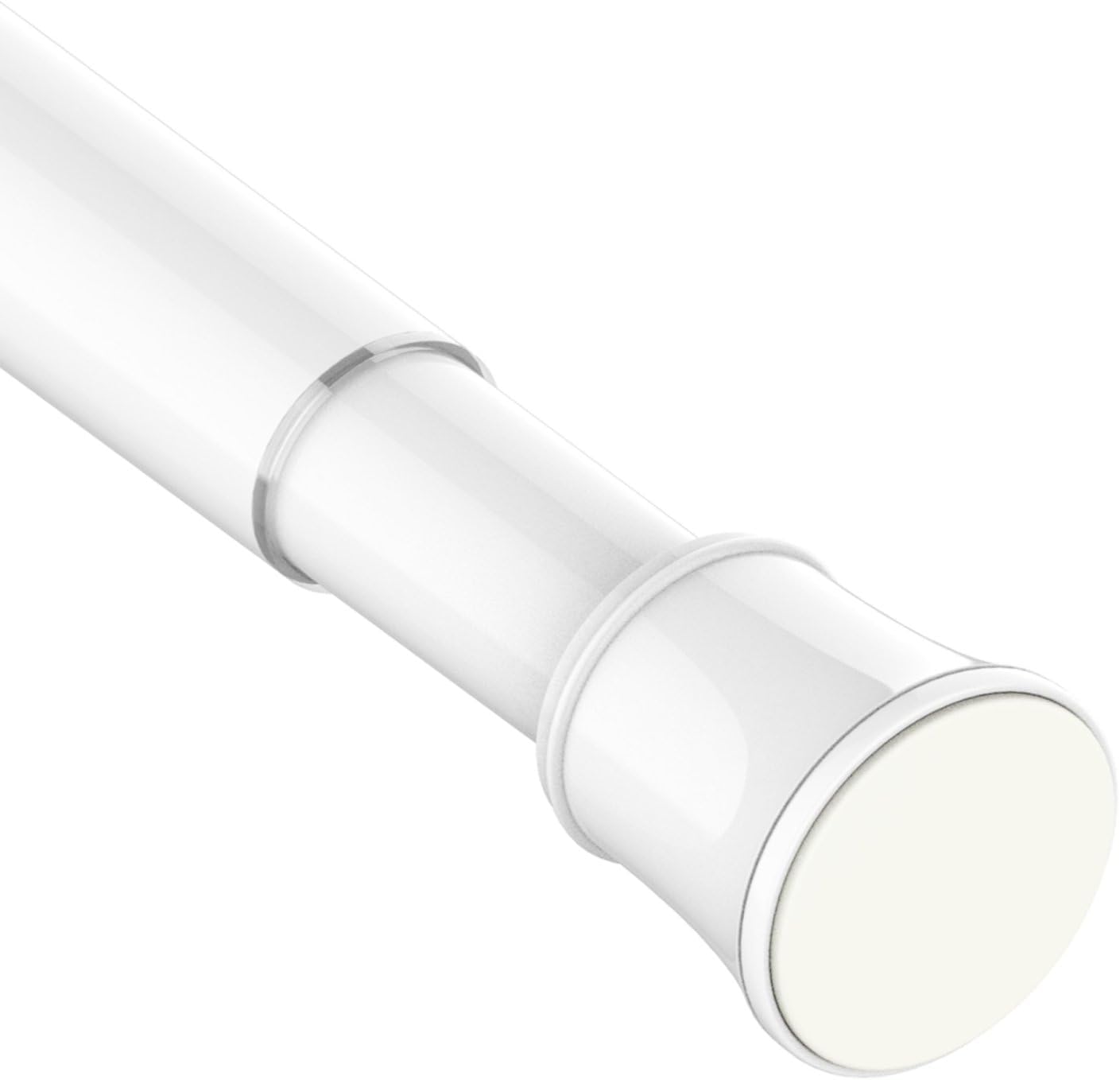 Extendable Shower Curtain Pole Telescopic Tension Rod No Drill 190-410cm