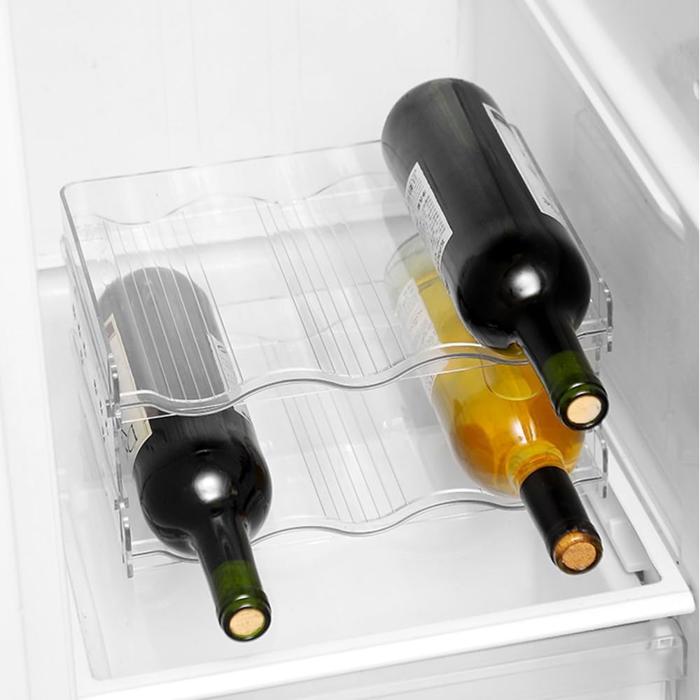 Bottle Drying Rack Free Standing Organiser 6 Bottles Kitchen Holder