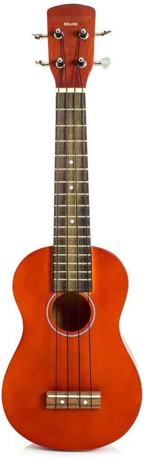 Pure Tone Deluxe Soprano Ukulele Linden Wood + Rosewood Carry Bag (Matte)
