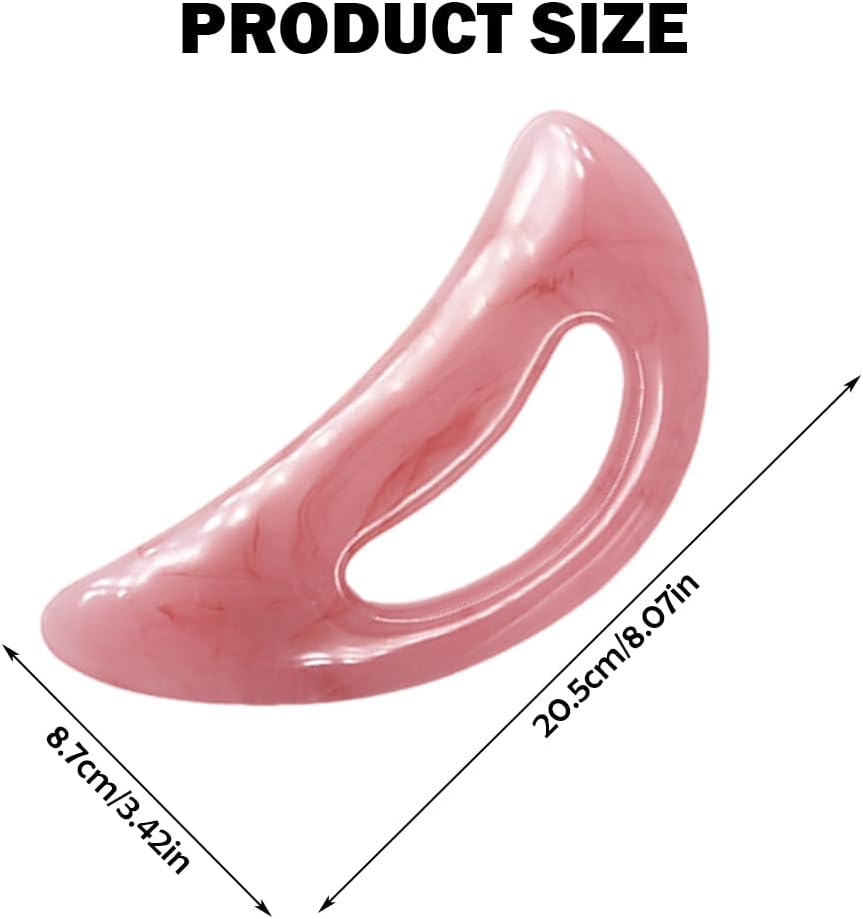 Large Pink Gua Sha Body Massage Tool Lymphatic Drainage Scraper