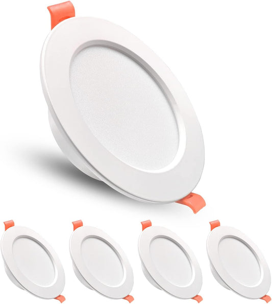 Sweier 5× 3000 K LED Ultra Slim Recessed Downlights 5W 480lm – Pack for Home