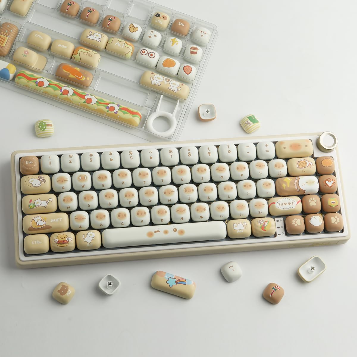 137 Key PBT Keycap Set MOG Profile Dye Sublimation Mechanical Keyboard