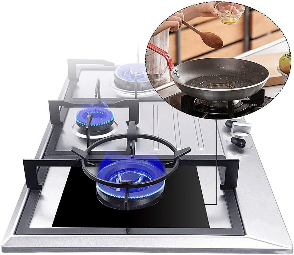 Gas Hob Protector Liners 8 Pack Reusable Stove Mats Non Stick