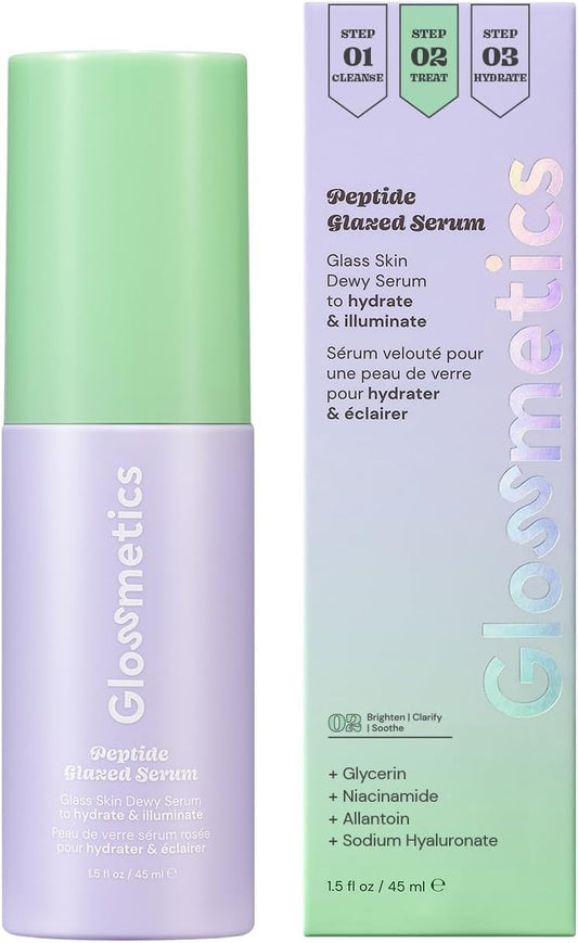 Glossmetics Peptide Glazed Face Serum 5 % Niacinamide + Hyaluronic Acid – Hydrating Glow